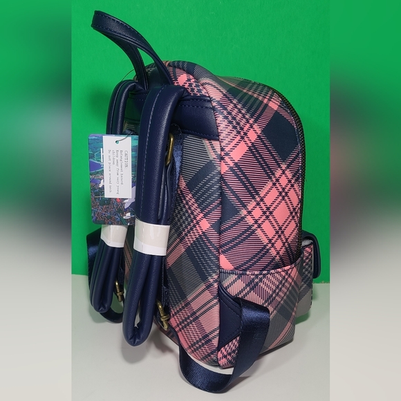 Loungefly Plaid Kiki\'s Delivery Service Mini Backpack Purse Studio Ghibli Gigi